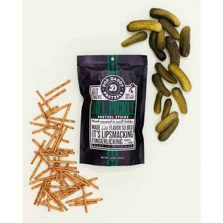Dill pickle pop daddy pretzels