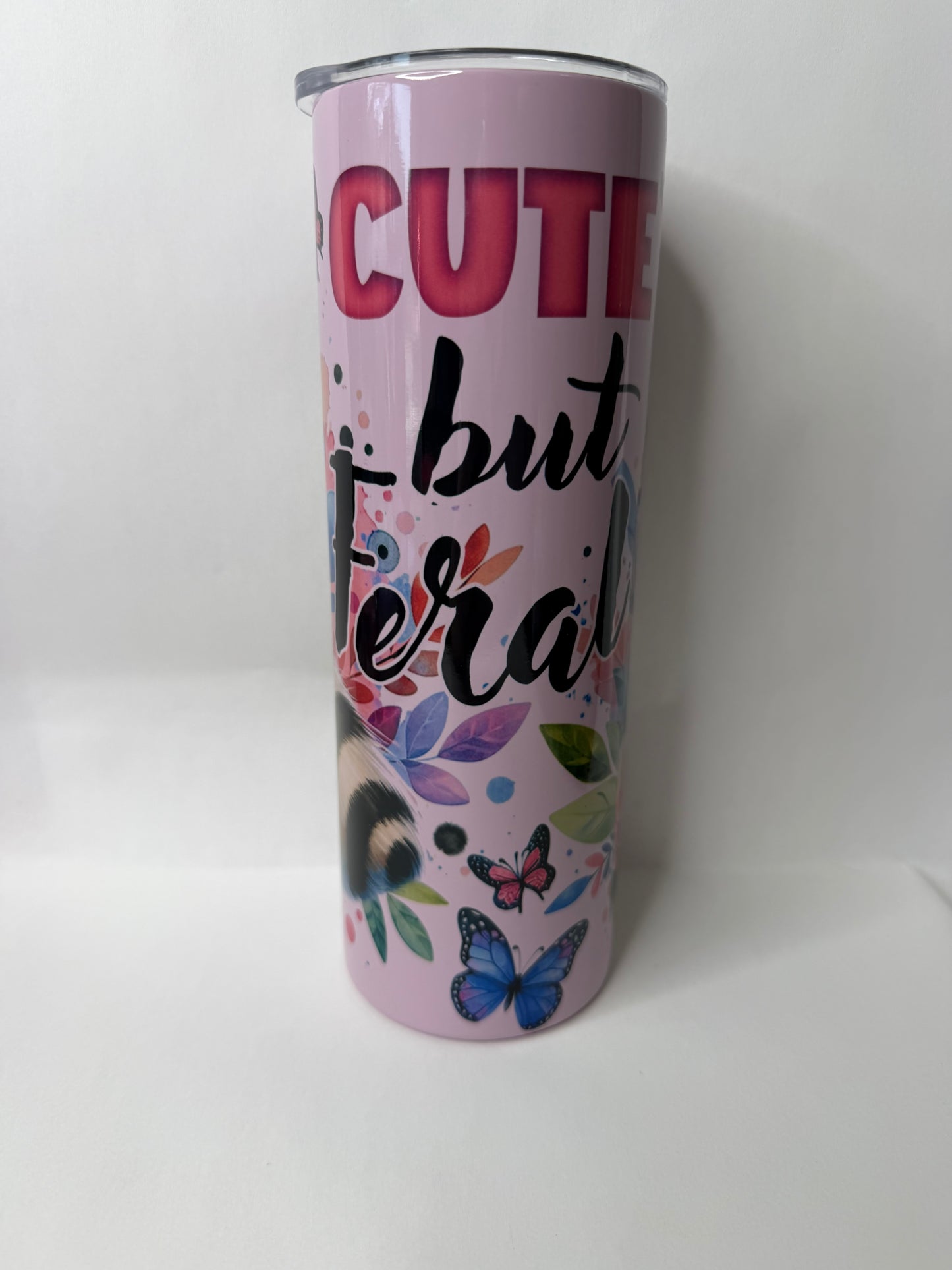 cute but farel 20oz tumbler