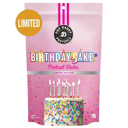 Birthday cake pop daddy pretzels