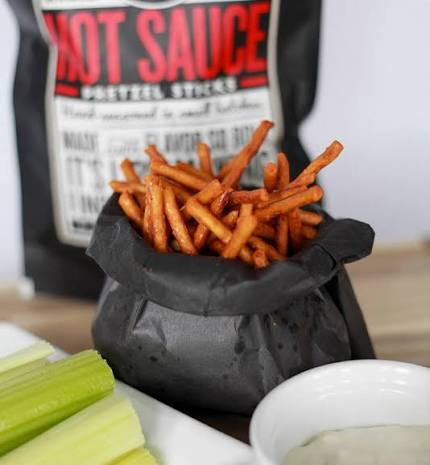 Hot sauce pop daddy pretzels