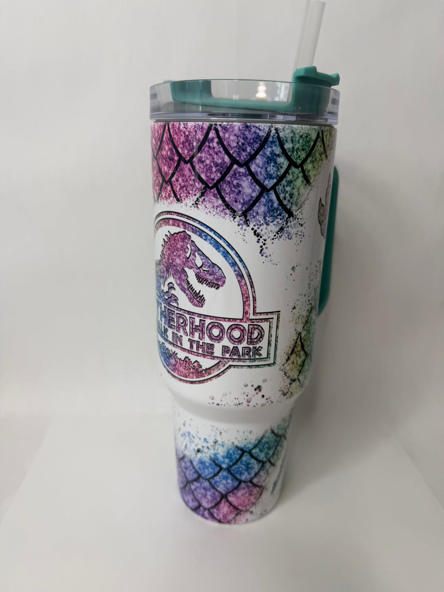 Motherhood Dino 40oz tumbler