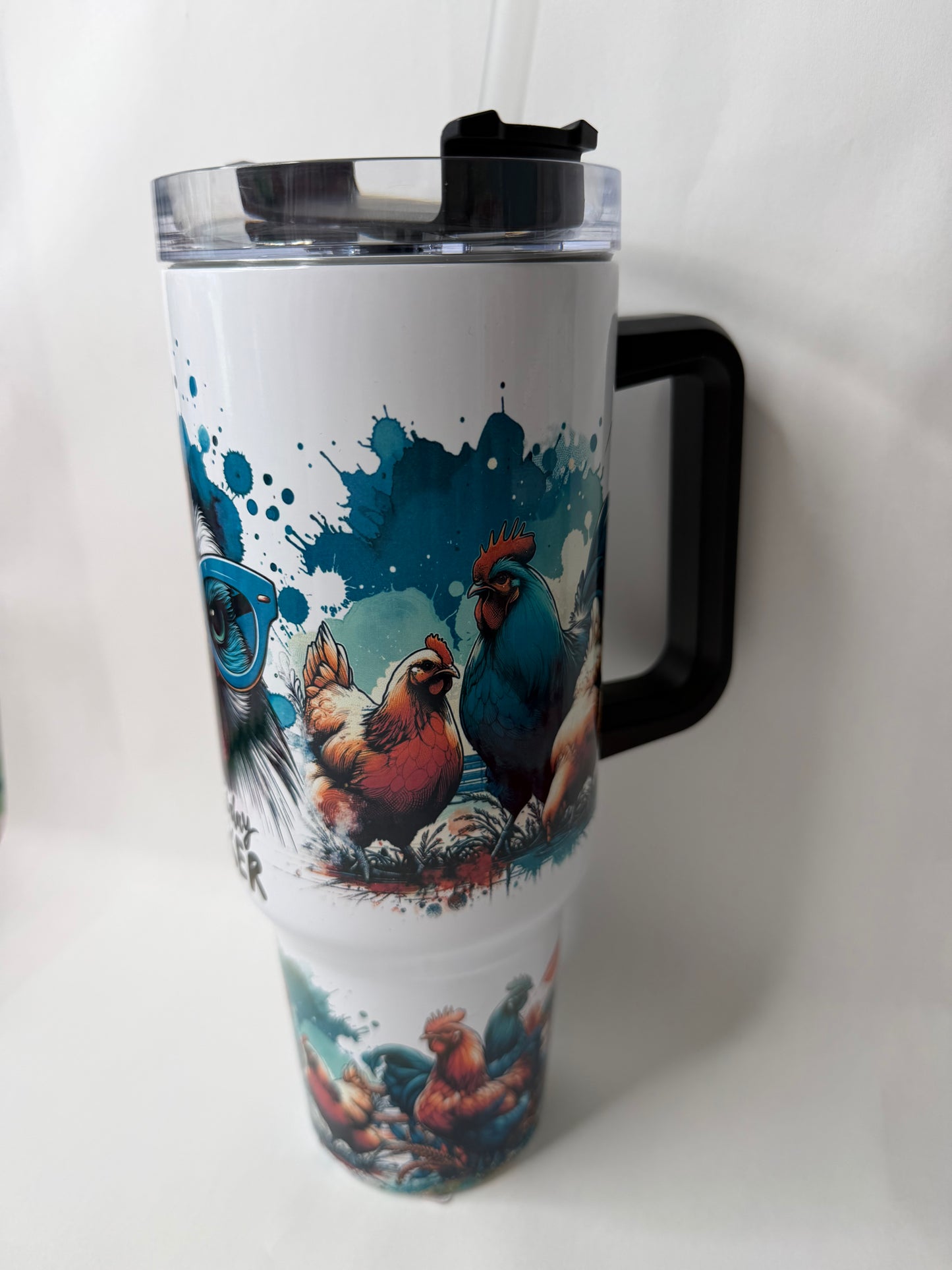 Not today clucker 40oz tumbler