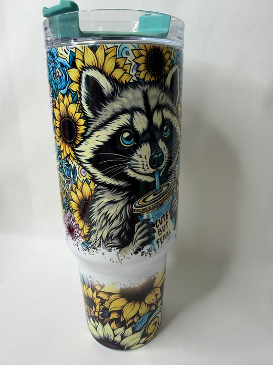 Cute but feral 40oz tumbler