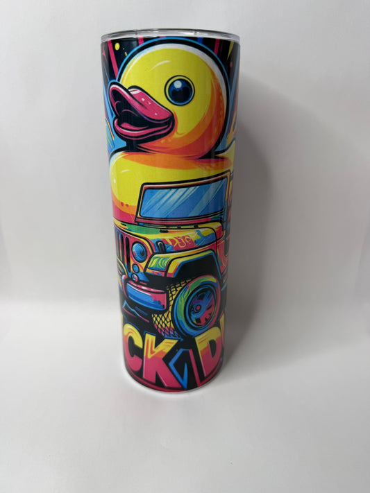 duck jeep 20oz tumbler
