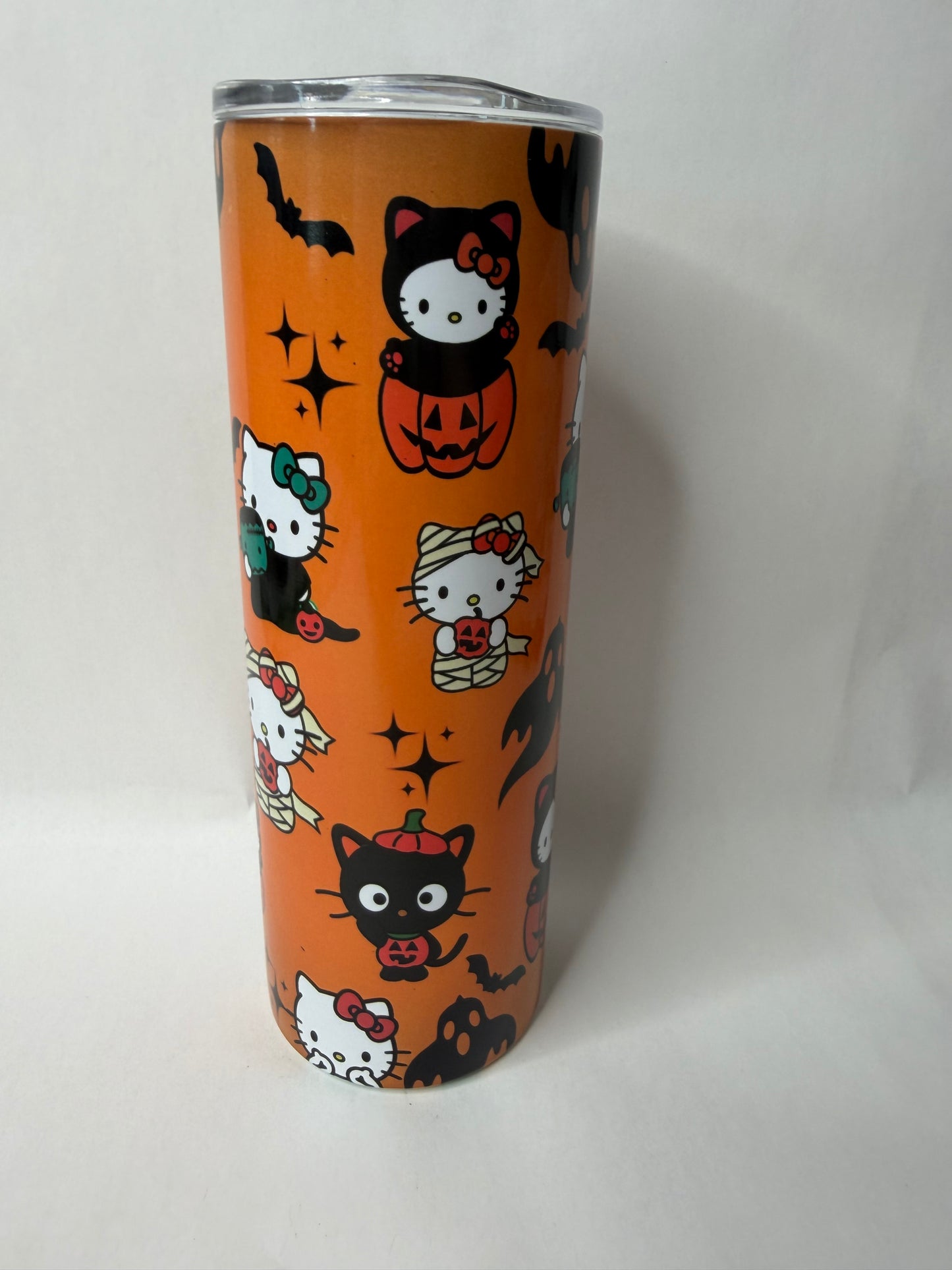 kitty halloween 20oz tumbler