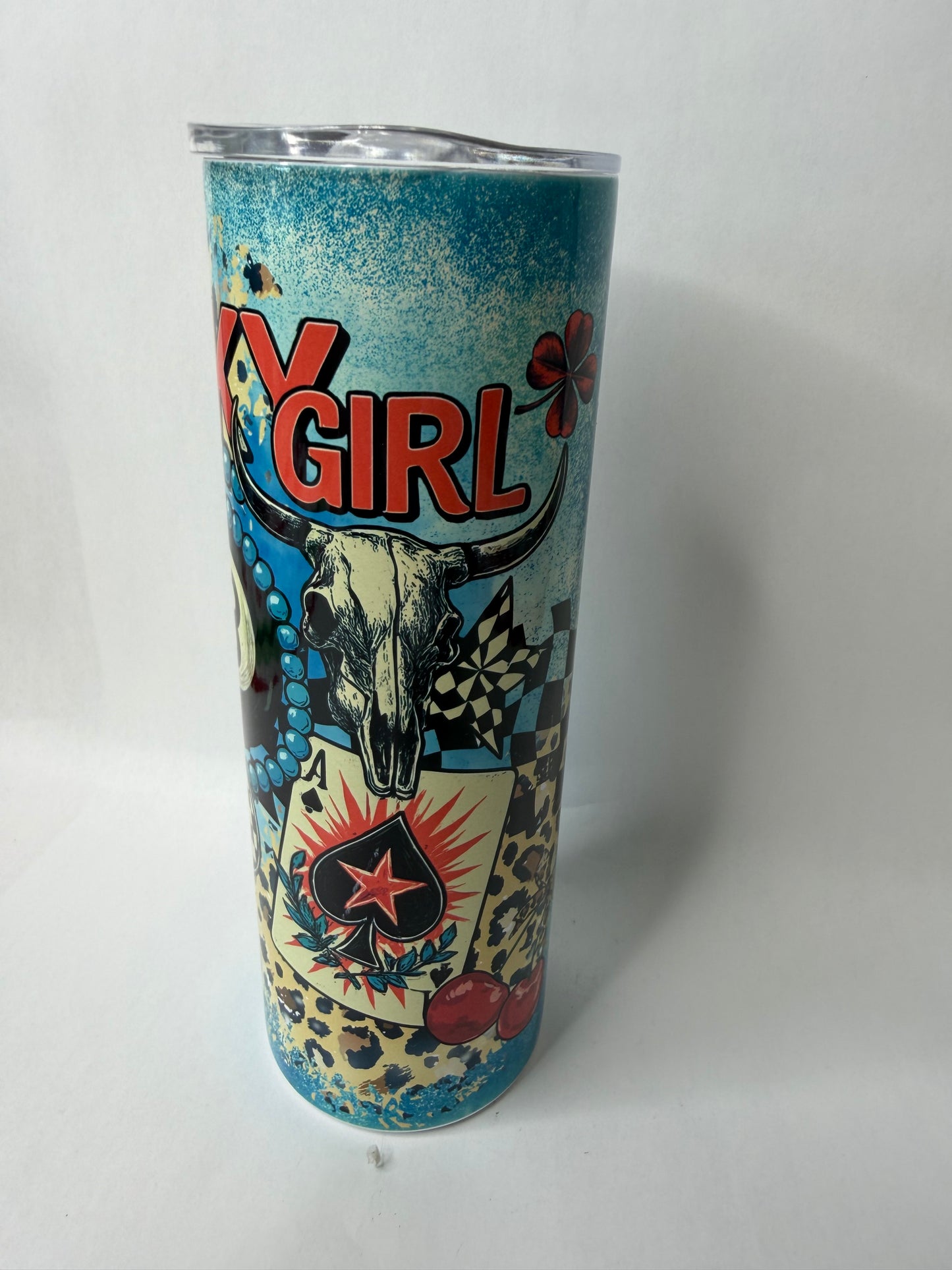 lucky girl 20oz tumbler