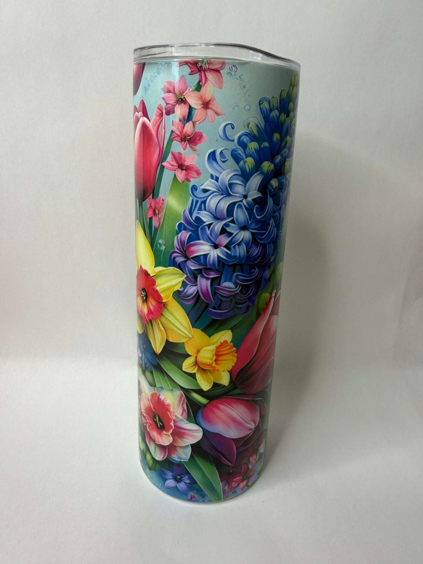 spring floral 20oz tumbler