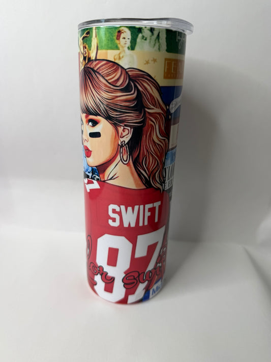 Taylor chiefs 20oz tumbler