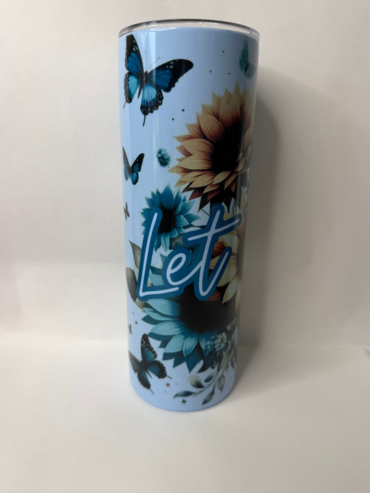 let them floral 20oz tumbler