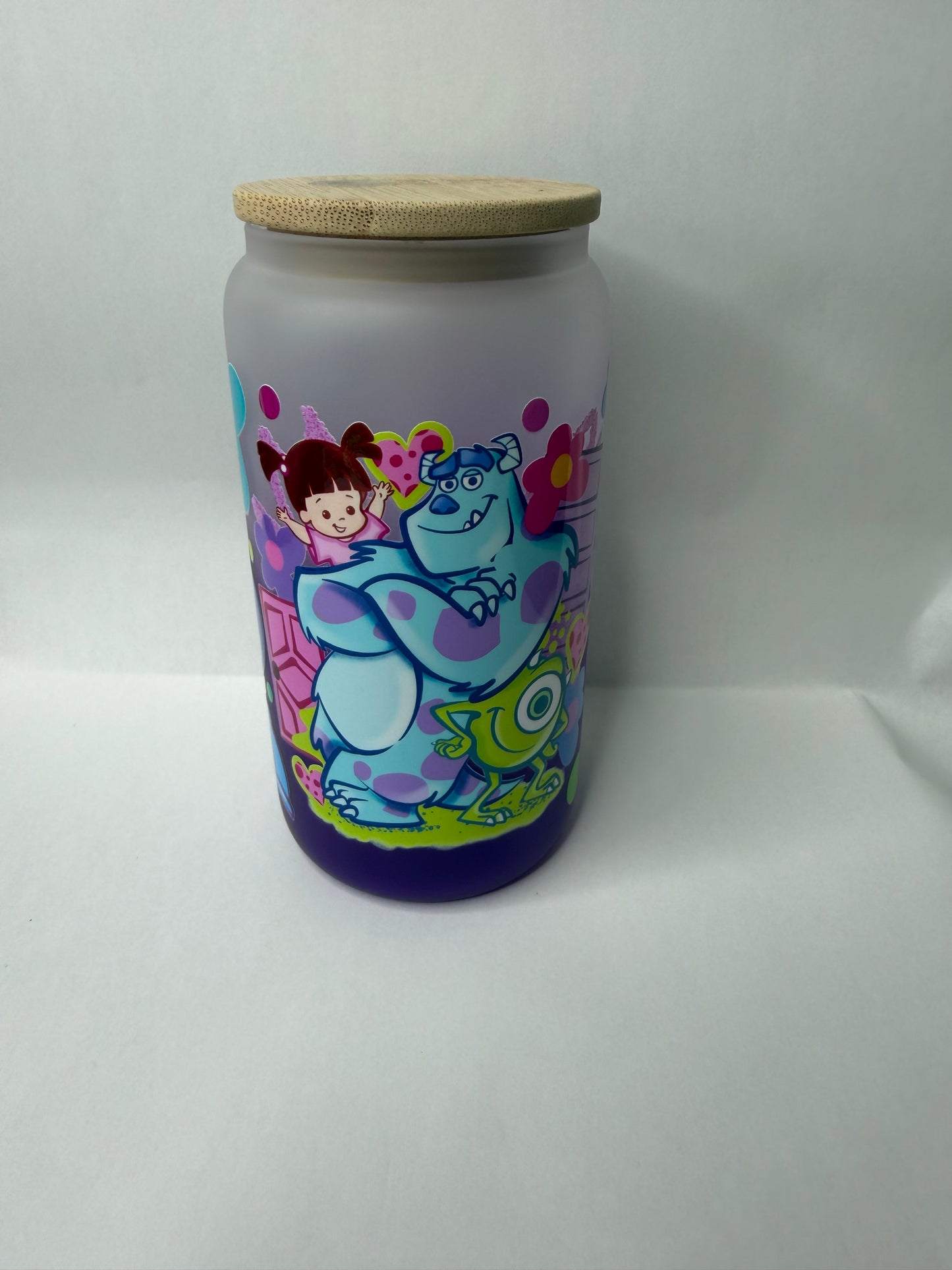 monsters 16oz glass can