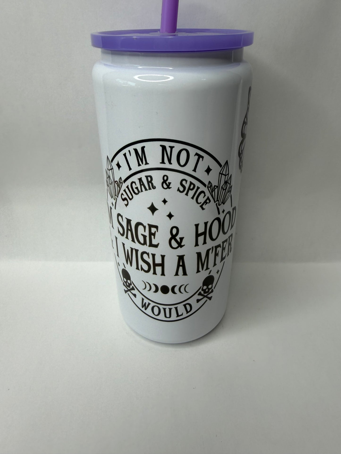 sugar and spice 16oz metal can