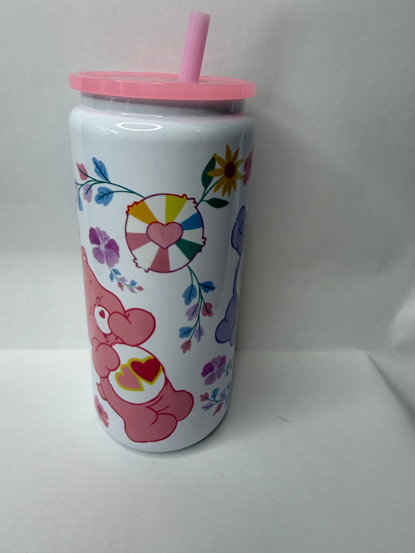care bear 16oz metal can