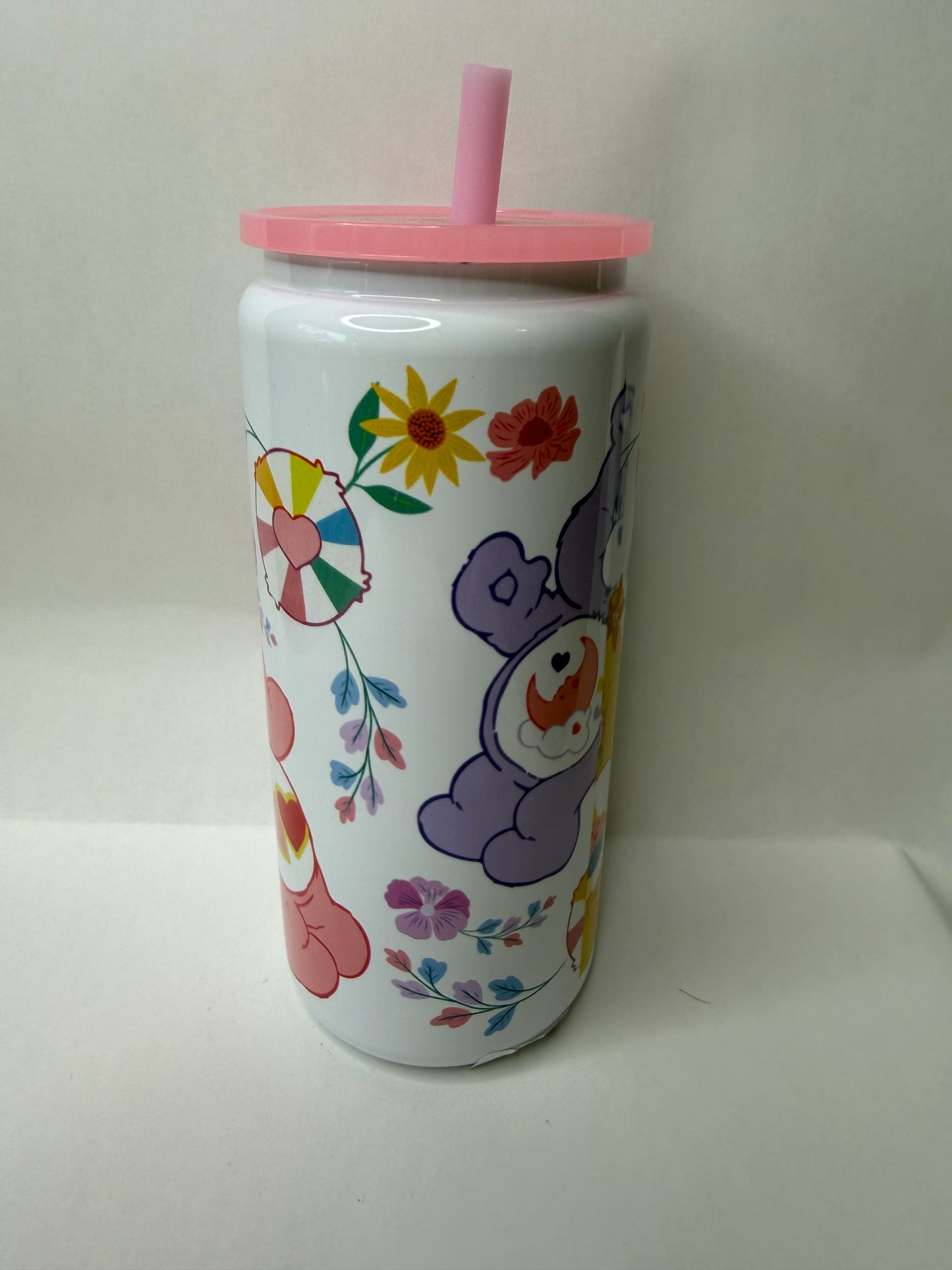 care bear 16oz metal can