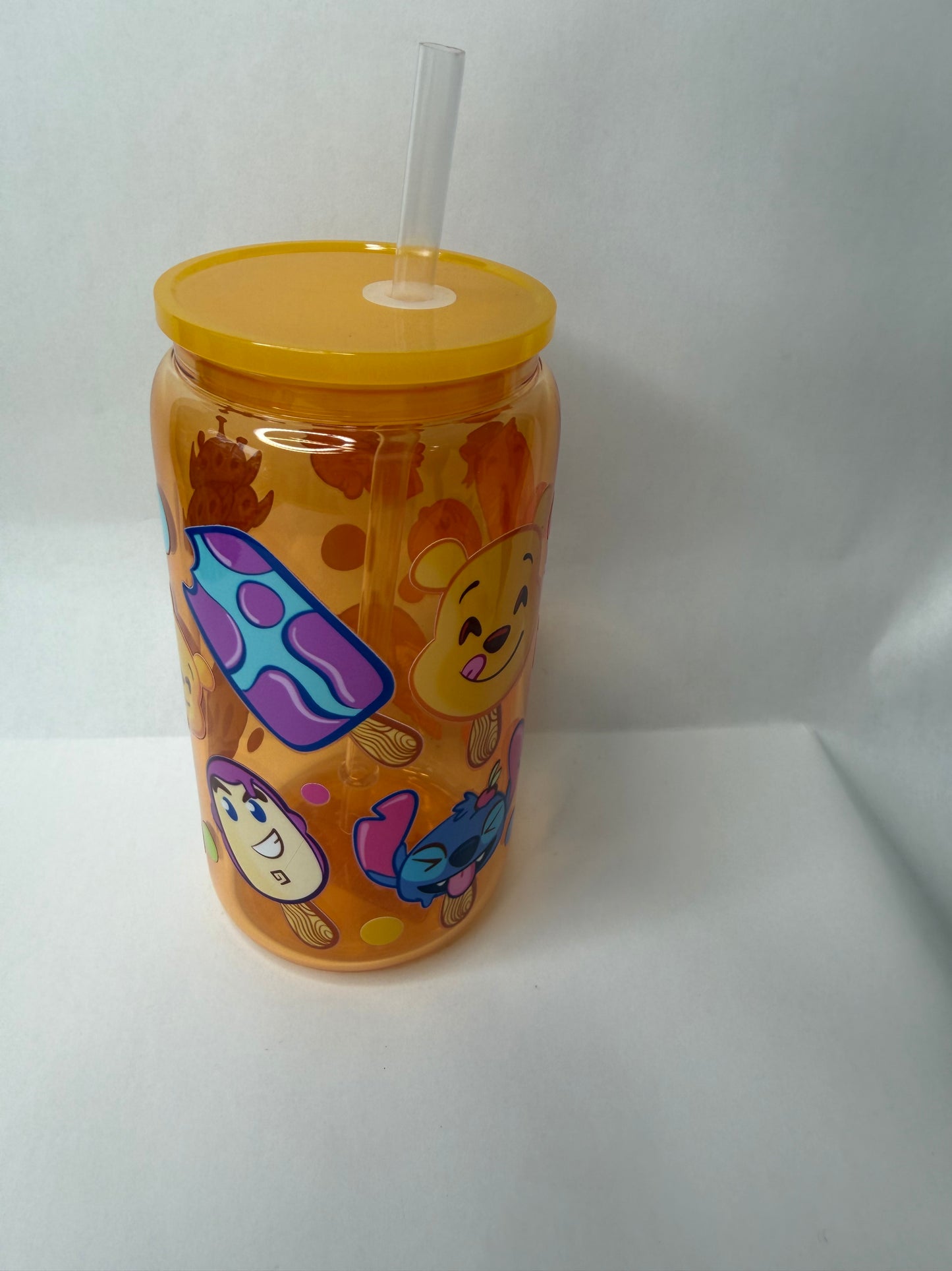 Disney ice cream 16oz glass can