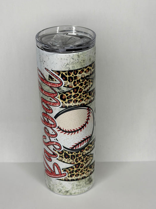 Baseball mom 20oz tumbler