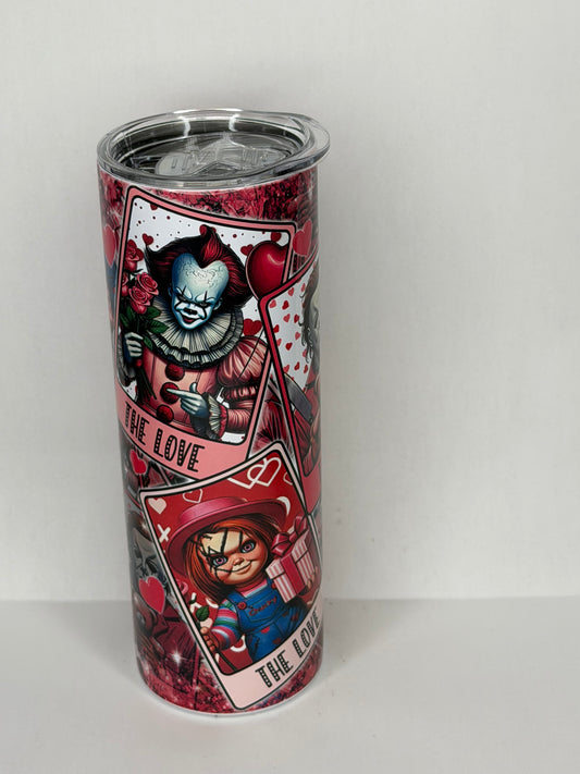 Valentines horror 20oz tumbler