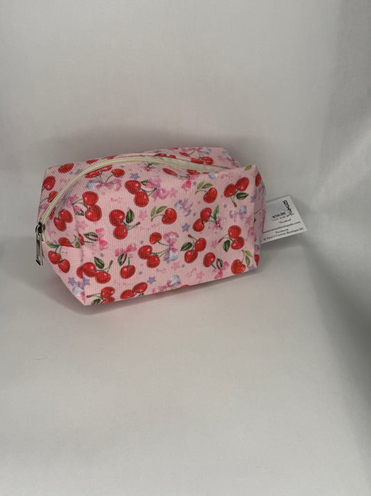 cherry makeup bag