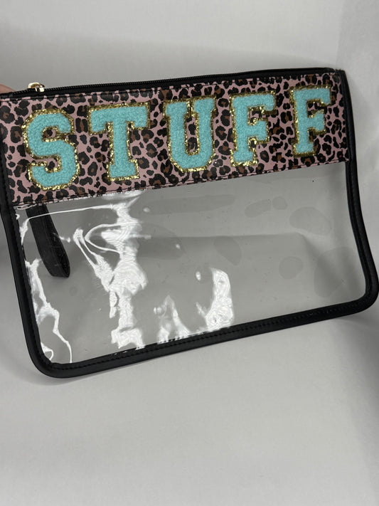 STUFF Clear Cosmetic & Travel Bag