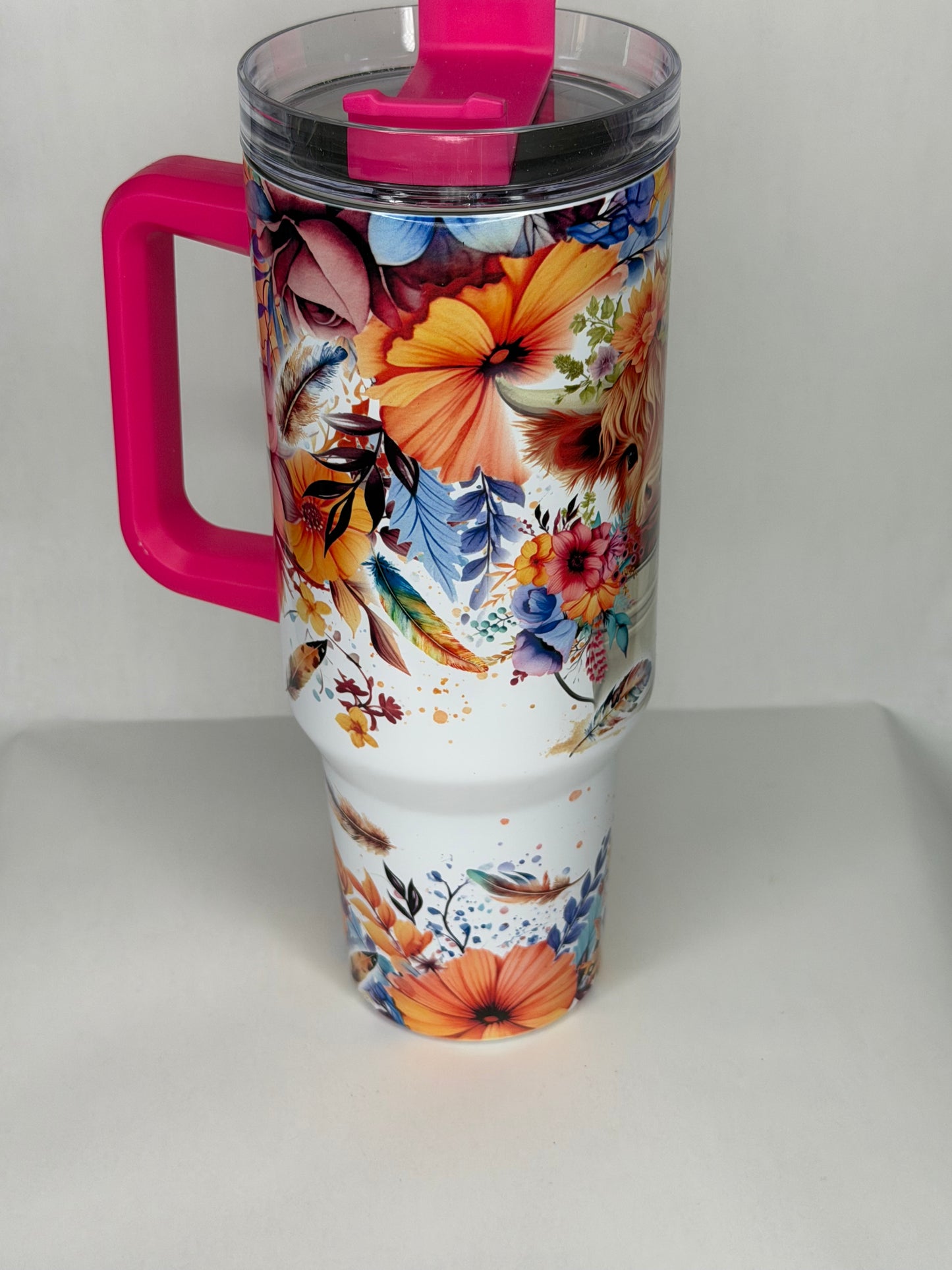 Highland cow 40oz tumbler